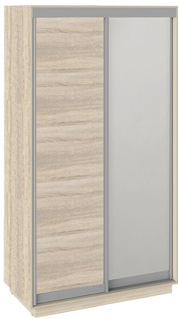 Румер СШК 1.140.70-11.13 Шкаф-купе 2-х дверный (1400x600x2200) (Дуб Сонома, Дуб сонома/Зеркало)