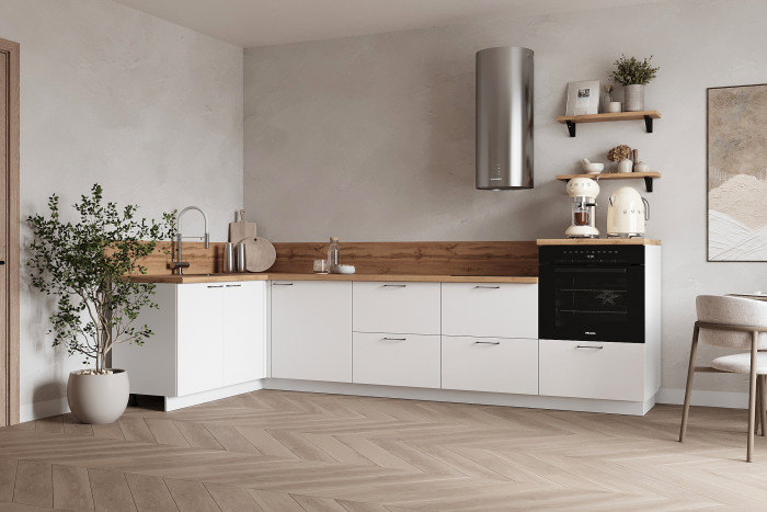 КГ Угловой 1500х3000 (без пм) , Белый софт матовый  Арника РМ в.3