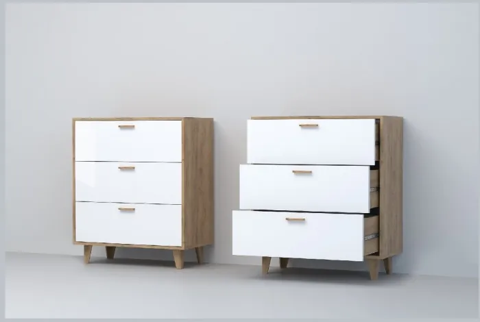 Эго Комод К-3 НГ (Камень Темный/Дуб Крафт Золотой)