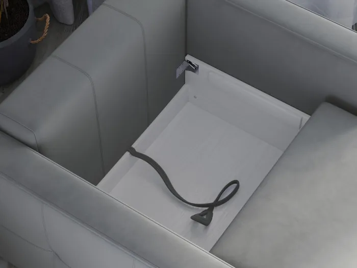 Кресло-кровать Брэй, Светло-серый