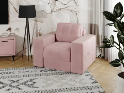 Кресло Виконт, Пыльная роза/МДФ пудра