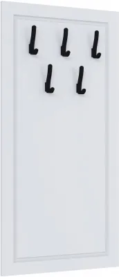 Вешалка 600 Апполия, Белый/Белый дуб