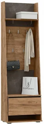 Соренто Шкаф с вешалками для прихожей