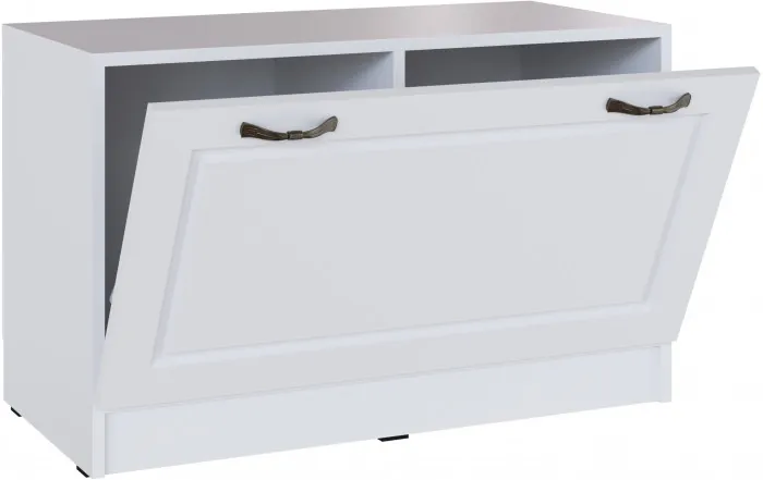 Тумба 800 Апполия, Белый/Белый дуб