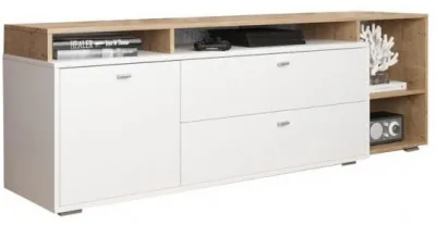 Комод Ланс К202, Белый/Дуб Бунратти