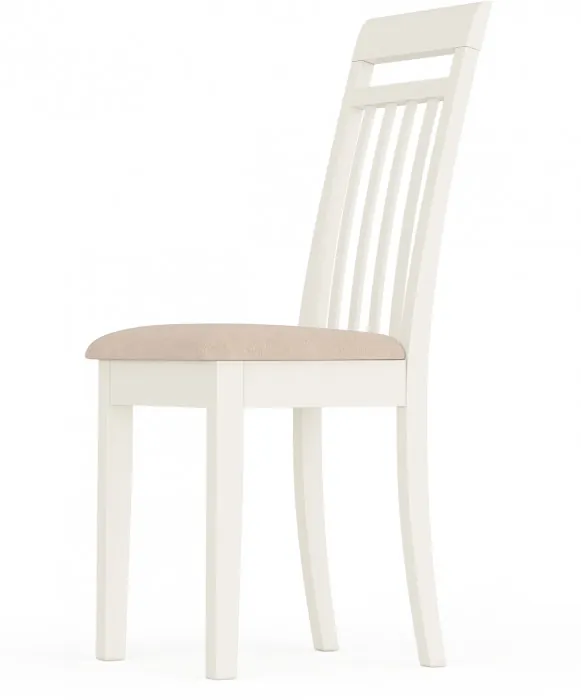 Стул Мебель--24 разборный Гольф-11, цвет слоновая кость, обивка ткань велюр бежевый 05, ШхГхВ 40х40х100 см., от пола до верха сиденья 47 см.