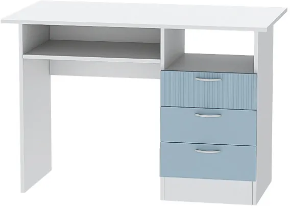 Детская комната Бриз МДФ, набор 6, Белый/Антарктида (Полосы)