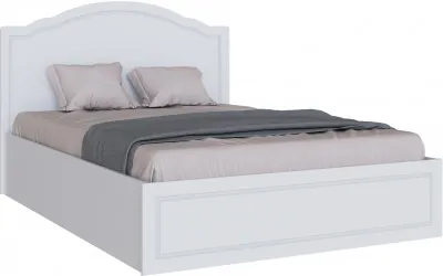 Кровать 1,4 с ортопед. основанием Апполия, Белый/Белый дуб