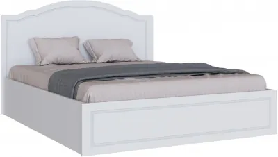 Кровать 1,6 с ортопед. основанием Апполия, Белый/Белый дуб