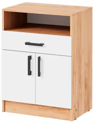 мс для прихожей Вега ТБ-1 дуб крафт золотой/белый