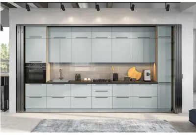 Кухня модульная Этна. Комплект 4.2 м, софт грей