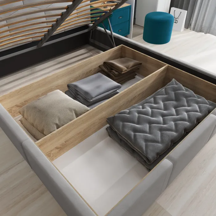 Манука Кровать интерьерная 180 мятный, ПМ