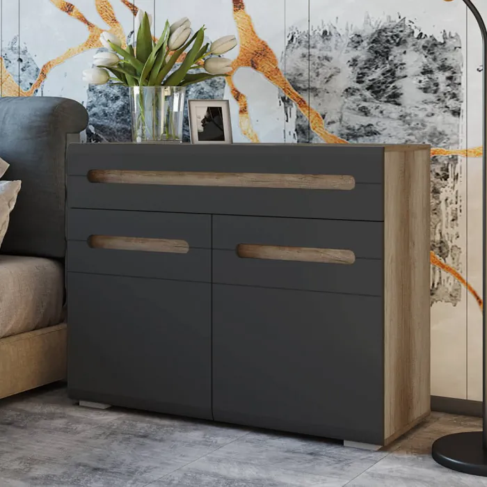 Спальня "Наоми" ТБ-18 дуб каньон/графит