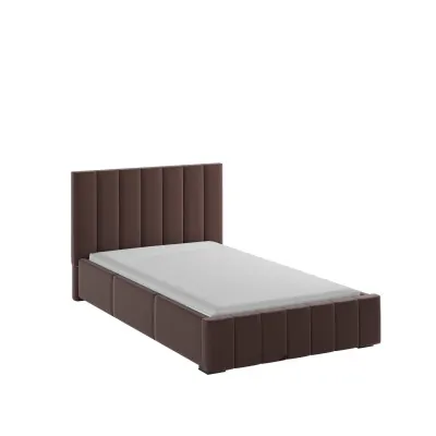 Нега Кровать интерьерная 120 коричневый, ортопед
