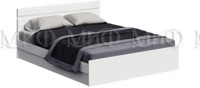 Нэнси New МДФ Кровать 140 (Белый глянец)