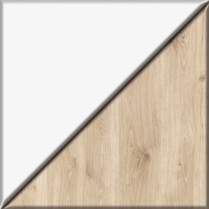 Эйп Детская № 2, цвет белый/дуб белый, сп. м. 800х1600 мм., б/м, основание есть, максимальная нагрузка 80 кг., рекомендуемая высота матраса 120 мм.