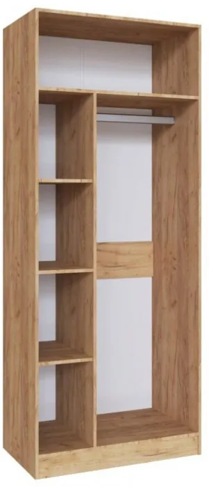 Руэлла Шкаф универсальный дуб крафт золотой/белый