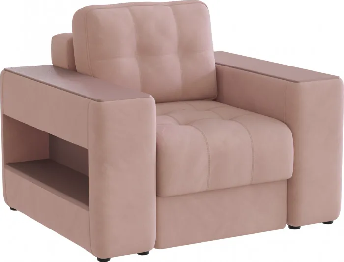 Кресло Доро, Пыльная роза/МДФ пудра