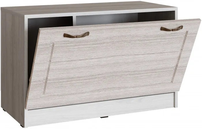 Тумба 800 Апполия, Анкор светлый/Сандал белый