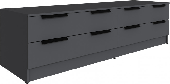 Набор мебели для гостиной "Мадрид", Графит серый/Камень серый