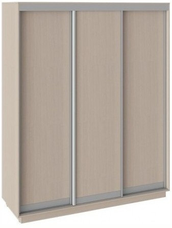 Румер СШК 1.180.60-11.11.11 Шкаф-купе 3-х дверный (1800x600x2200) (Дуб Сонома, Дуб сонома/Дуб сонома/Дуб сонома)