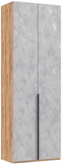 Тумба косметическая со шкафом 2х-ств Марвэл, Крафт золотой/Мальта