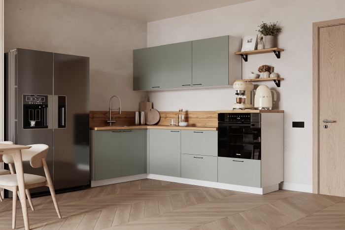 КГ Угловой 1500х2400 (без пм) Эмаль, Олива  Арника РМ