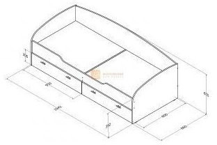 Модульная детская Соня (Соня 1 + Соня 2), Дуб молочный / Салатовый