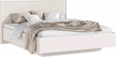 Кровать парящая с ортопед. основанием Марвэл 1,6м с подсветкой, Кашемир