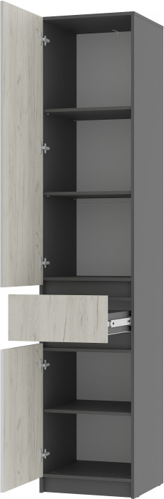 Пенал "Багира" ПН-01 Графит/Крафт белый