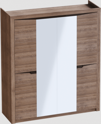 Соренто спальня Шкаф 4-х дверный
