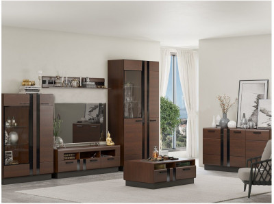 Модульная гостиная Магнолия (Орех)