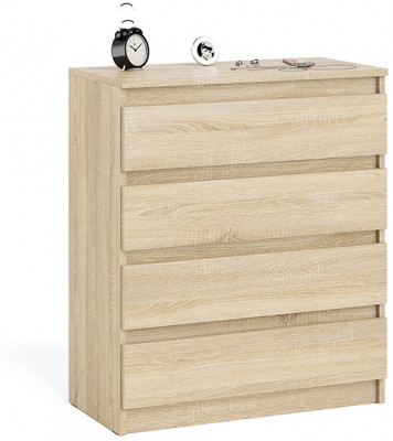 Мори Комод МК800.4, цвет дуб сонома, ШхГхВ 80,4х41х94 см.