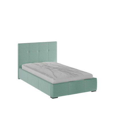 Рио Кровать интерьерная 120 мятный квадрат, ортопед