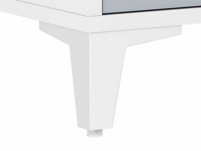 НМ 041.16 стол письменный Морти Дуб Бунратти/белый/серый