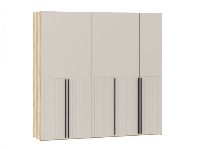 Шкафы Арден 200.04-200.02-полки-200.04-ящики Дуб Делано / Сантьяго софт