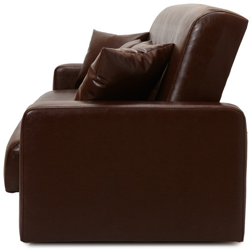 Диван Аккорд 120 коричневый , пружинный блок Боннель