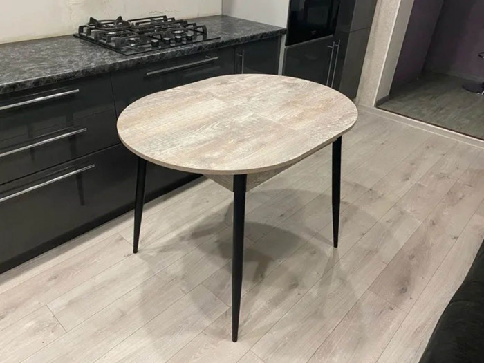 Обеденная группа Стиль-1 / Стул Х 4 шт. / Бетон темный/черный / бид 26