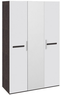 Фьюжн ТД-260.07.43 Шкаф комбинированный (с 3 дверями) (Белый глянец, Венге Линум)