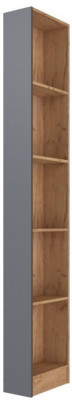 Руэлла Торцевое завершение дуб крафт золотой/графит серый