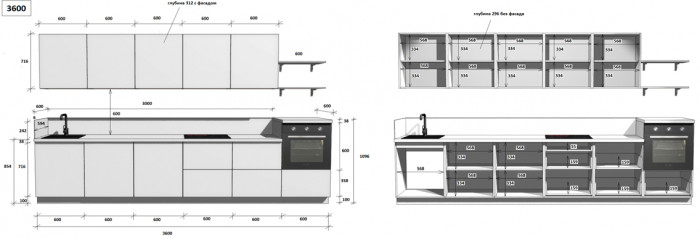 КГ 3600 ПВХ, Белый софт матовый Арника РМ в.4