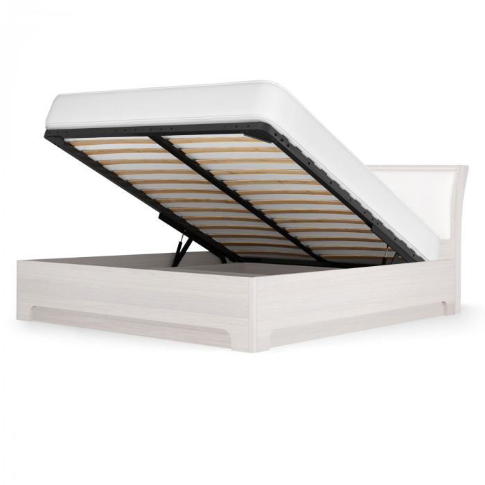 Кровать-3 с подъемным основанием 1600 экокожа Парма Нео