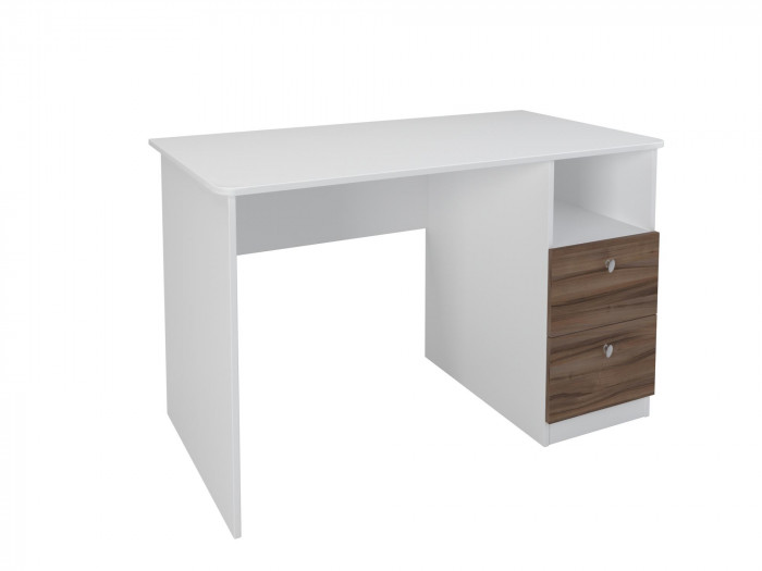 Стол письменный Белый/Орех