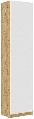 Шкаф Бостон МДФ ШК-003 (Белый глянец, Дуб Крафт Золотой)