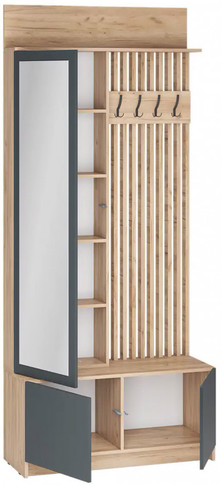 мс для прихожей Стоуби ВШ-1000 дуб крафт золотой/серый графит