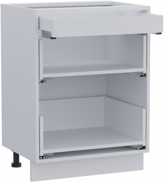 КГ ШН2Я 600 + внутр.ящ 600 Белый софт матовый/Белый гладкий Арника РМ