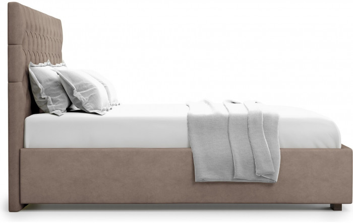 Кровать Nemi 160 с подъемным механизмом, Velutto 22