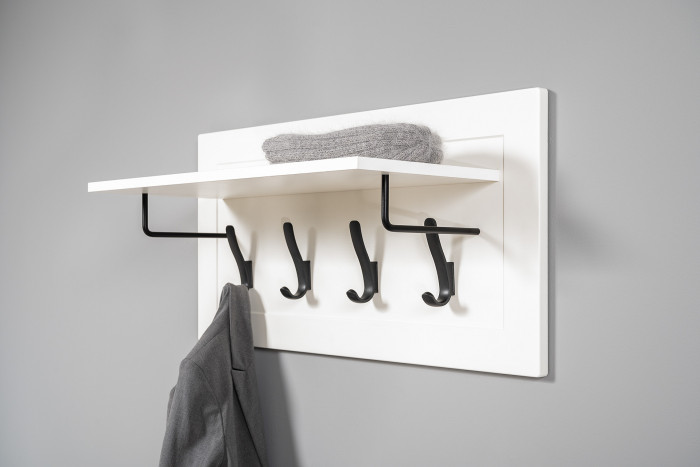 Остин 15.12 Вешалка + 15.12 Вешалка + 15.12 Вешалка, белый шагрень