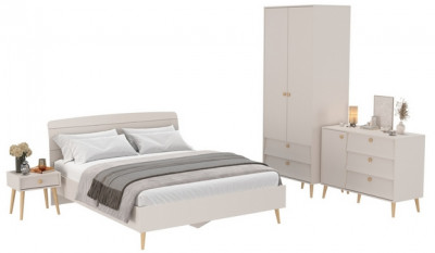 Афина Спальня 23-1600, кашемир серый