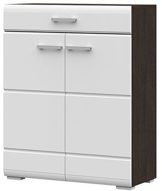 Прихожая Вегас Комод  800х985х350 венге/белый глянец